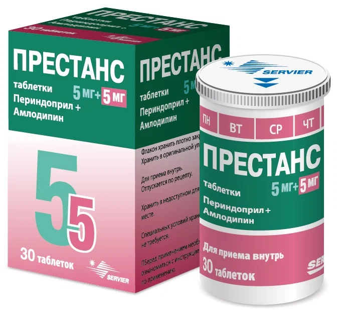 ПРЕСТАНС 5/5МГ №30 ТАБЛ
