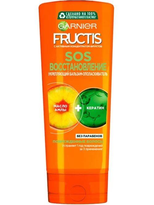 Бальзам д/волос FRUCTIS (ФРУКТИС) SOS Восстановление д/секущ и повр волос 200мл