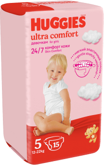 ТРУСИКИ HUGGIES (ХАГГИС) PANTS- 5 №15 (ДЕВОЧКА)
