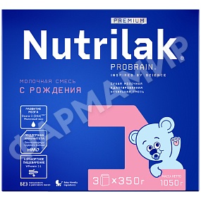 СМЕСЬ МОЛОЧНАЯ NUTRILAK (НУТРИЛАК) PREMIUM №1 АДАП НАЧ C 0 МЕС 1050ГР