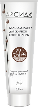 Бальзам-маска д/жирной кожи головы АЙСИДА с АСД  250мл (0)