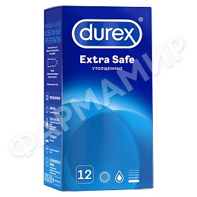 ПРЕЗЕРВАТИВЫ DUREX (ДЮРЕКС) EXSTRA SAFE №12