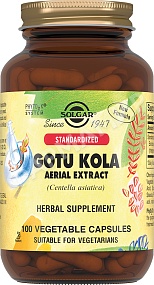 ЭКСТРАКТ ГОТУ КОЛА №100 КАПС СОЛГАР (SOLGAR)