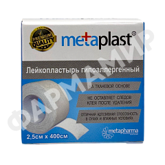 ЛЕЙКОПЛАСТЫРЬ 2,5*400СМ METAPLAST