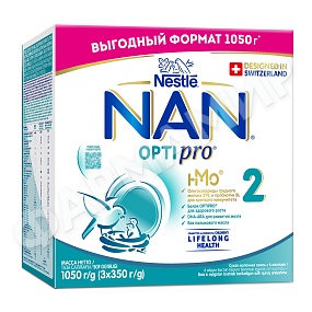 СМЕСЬ МОЛОЧНАЯ NESTLE NAN (НЕСТЛЕ НАН) OPTI PRO 2 1050ГР
