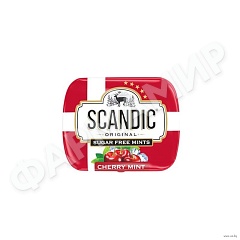 КОНФЕТЫ SCANDIC (СКАНДИК) Б/САХ 14ГР ВИШНЯ