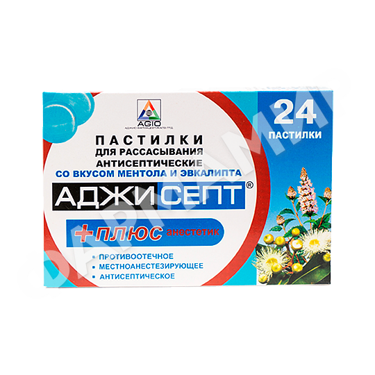 АДЖИСЕПТ ПЛЮС №24 ПАСТ МЕНТОЛ-ЭВКАЛИПТ