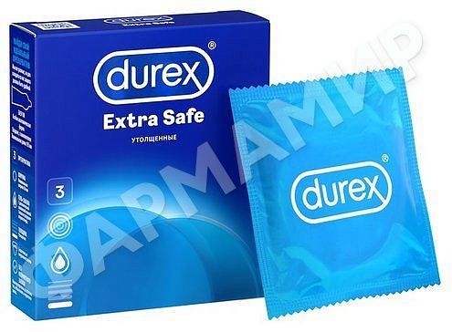 ПРЕЗЕРВАТИВЫ DUREX (ДЮРЕКС) EXSTRA SAFE №3