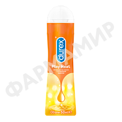 ГЕЛЬ-СМАЗКА DUREX (ДЮРЕКС) PLAY HEAT СОГРЕВ-Й ЭФФЕКТ 50МЛ