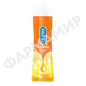 ГЕЛЬ-СМАЗКА DUREX (ДЮРЕКС) PLAY HEAT СОГРЕВ-Й ЭФФЕКТ 50МЛ