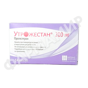 УТРОЖЕСТАН 200МГ №14 КАПС