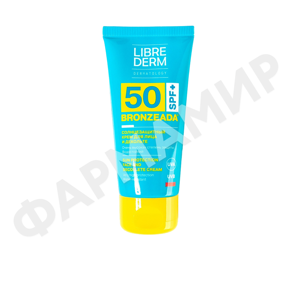 Крем солнцезащитный д/лица и декольте LIBREDERM (ЛИБРЕДЕРМ) БРОНЗИАДА SPF50 50мл (НДС)