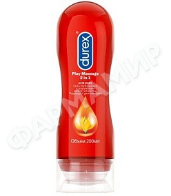 ГЕЛЬ-СМАЗКА DUREX (ДЮРЕКС) PLAY MASSAGE SENSUAL 2В1 ИЛАНГ-ИЛАНГ 200МЛ