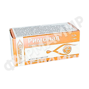 РИМОНАЛ 0,2% 5МЛ №1 КАПЛИ ГЛАЗ