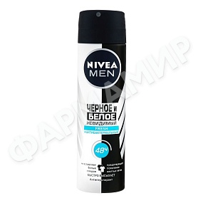 ДЕЗОДОРАНТ- NIVEA (НИВЕЯ) FRESH ЧЕРН/БЕЛ Д/МУЖЧИН 150МЛ СПРЕЙ