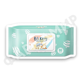 САЛФЕТКИ ВЛАЖНЫЕ BB KITTY (ББ КИТИ) 80ШТ