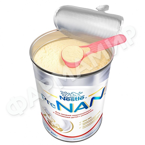 Смесь молочная NESTLE NAN (НЕСТЛЕ НАН Pre для недоношенных и маловесных детей 400г