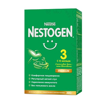 СМЕСЬ МОЛОЧНАЯ NESTLE NESTOGEN (НЕСТЛЕ НЕСТОЖЕН) 3 300ГР