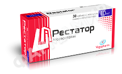 РЕСТАТОР 10МГ №30 ТАБЛ