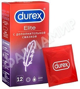 ПРЕЗЕРВАТИВЫ DUREX (ДЮРЕКС) ELITE СВЕРХТОНКИЕ №12