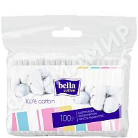 ВАТНЫЕ ПАЛОЧКИ BELLA (БЕЛЛА) 100ШТ ПАК