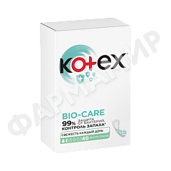 ПРОКЛАДКИ KOTEX (КОТЕКС) BIO-CARE ЭКСТРА ТОНКИЕ 40ШТ