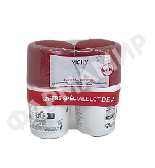 Дезодорант VICHY (ВИШИ) CLINICAL CONTROL 1+1 50мл
