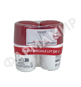 Дезодорант VICHY (ВИШИ) CLINICAL CONTROL 1+1 50мл