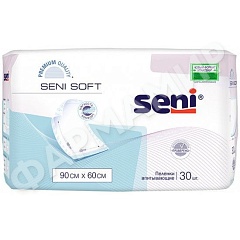 ПЕЛЕНКИ SENI (СЭНИ) ОДНОРАЗ 90*60 №30