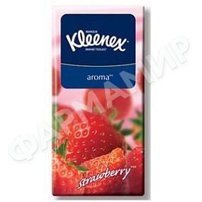 ПЛАТОЧКИ НОСОВЫЕ KLEENEX (КЛИНЕКС) КЛУБНИКА №10