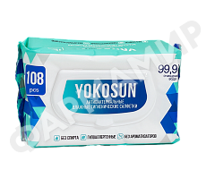 САЛФЕТКИ ВЛАЖНЫЕ YOKOSUN (ЙОКОСАН) антибак №108