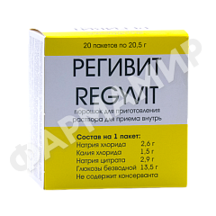 РЕГИВИТ 20,5Г №20 ПОР Д/ПР ВНУТРЬ БИОВИТ