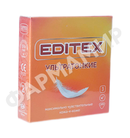ПРЕЗЕРВАТИВЫ EDITEX ULTRA-THIN УЛЬТРАТОНКИЕ №3