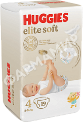 ПОДГУЗНИКИ HUGGIES (ХАГГИС) ELITE SOFT 4 №19