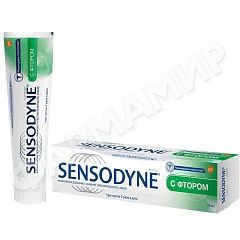 ПАСТА ЗУБНАЯ SENSODYNE (СЕНСОДИН С ФТОРОМ 50МЛ