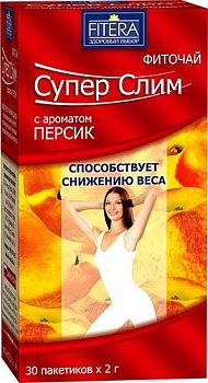 СУПЕР СЛИМ ФИТОЧАЙ №30 ПЕРСИК