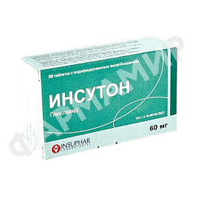 ИНСУТОН 60МГ №30 ТАБЛ