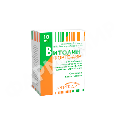 ВИТОЛИН ФОРТЕ 10МЛ КАПЛИ ГЛАЗ