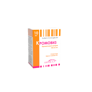 КРОМОВИЗ 40МГ/МЛ 10МЛ КАПЛИ ГЛАЗ