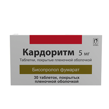 КАРДОРИТМ 5МГ №30 ТАБЛ