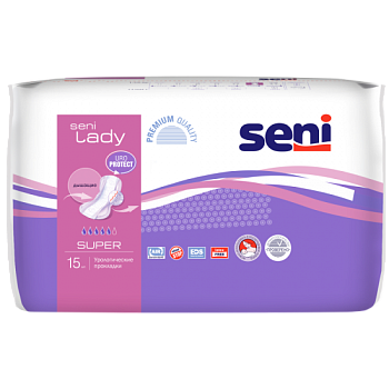 ПРОКЛАДКИ УРОЛОГИЧЕСКИЕ SENI (СЭНИ) LADY SUPER №15