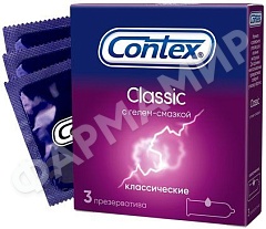 ПРЕЗЕРВАТИВЫ CONTEX (КОНТЕКС) КЛАССИЧЕСКИЕ №3
