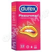 ПРЕЗЕРВАТИВЫ DUREX (ДЮРЕКС) PLEASUREMAX С РЕБРАМИ И ПУПЫРЫШКАМИ №12
