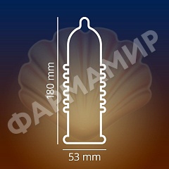 ПРЕЗЕРВАТИВЫ CONTEX (КОНТЕКС) RIBBED С РЕБРАМИ №3