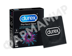 ПРЕЗЕРВАТИВЫ DUREX (ДЮРЕКС) PERFECT GLISS №3