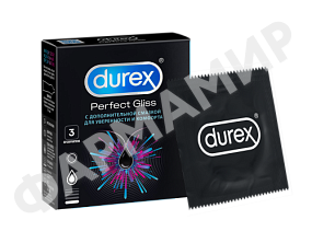 ПРЕЗЕРВАТИВЫ DUREX (ДЮРЕКС) PERFECT GLISS №3
