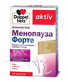 ДОППЕЛЬГЕРЦ AKTIV МЕНОПАУЗА ФОРТЕ №30 ТАБЛ