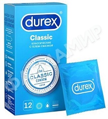 ПРЕЗЕРВАТИВЫ DUREX (ДЮРЕКС) CLASSIK КЛАССИЧЕСКИЕ №12