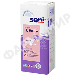 ПРОКЛАДКИ ЕЖЕДНЕВНЫЕ УРОЛОГИЧЕСКИЕ SENI (СЭНИ) LADY MICRO №20
