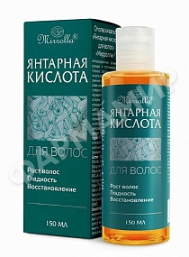 Ополаскиватель д/волос MIROLLA (МИРОЛЛА) Янтарная Кислота 150мл (НДС)